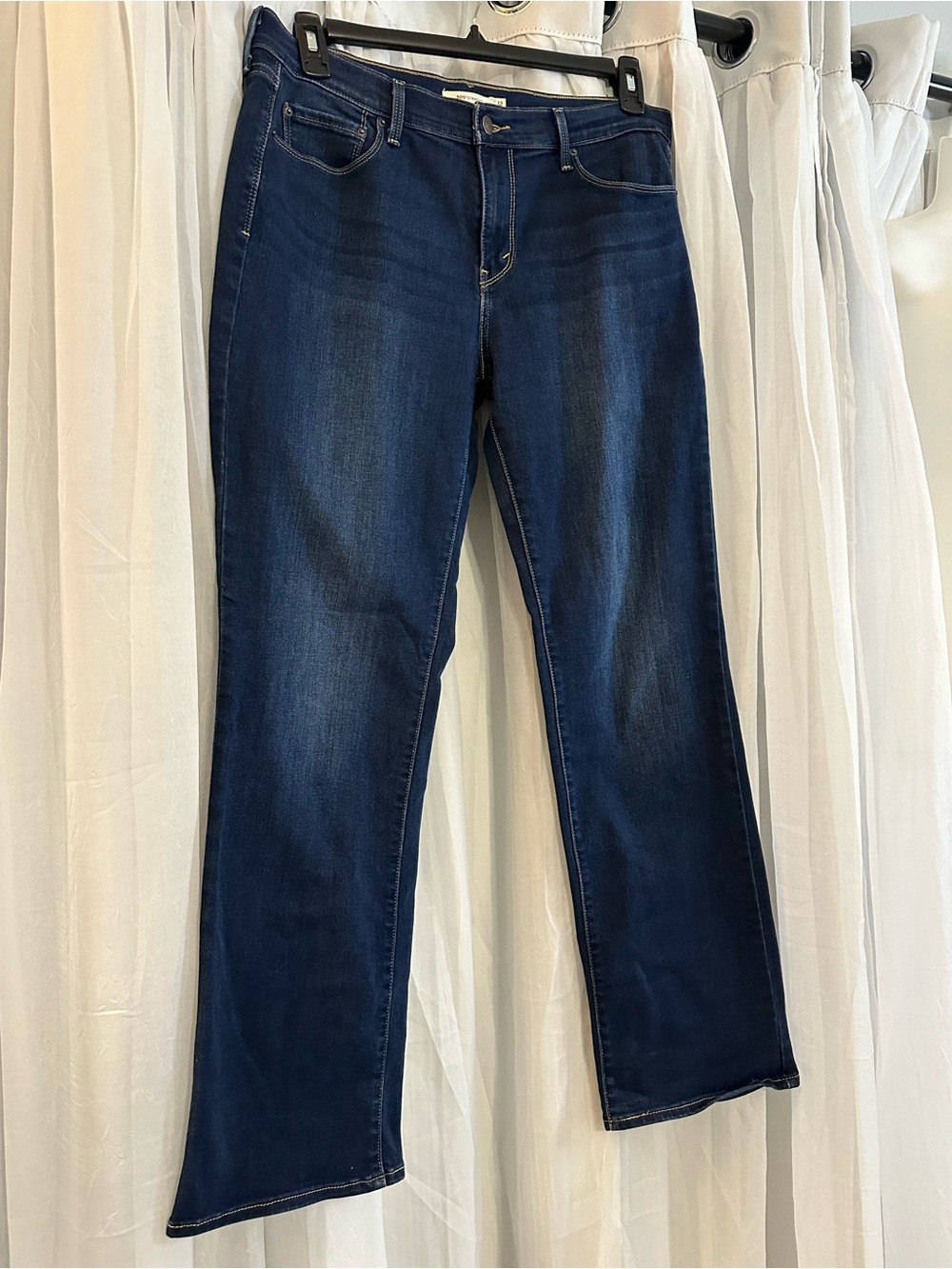 Levi’s 505 dark Women's Dark Blue Straight-Leg Jeans